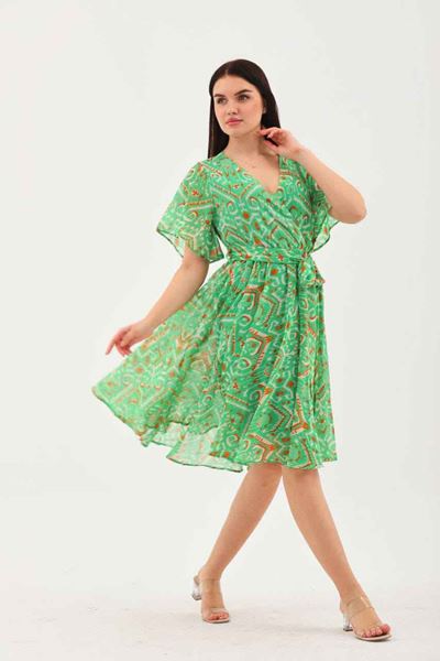 Picture of CURVY GIRL CHIFFON DRESS